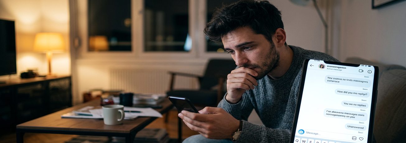 Elle ne réponds pas à mes DM instagram