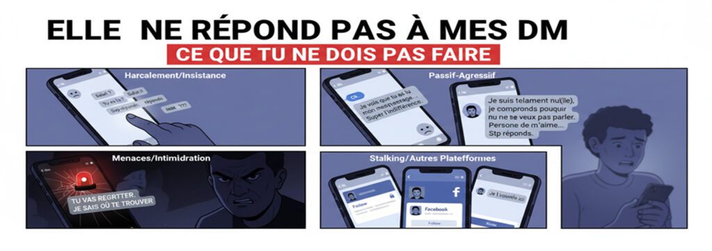 Elle ne répond pas à mes DM : ce que tu ne dois PAS faire